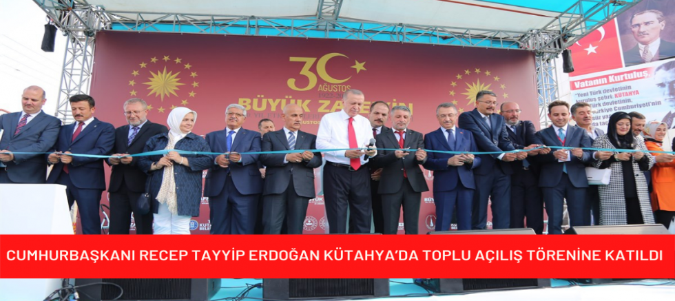 Cumhurbaşkanı Recep Tayyip Erdoğan Kütahya’da